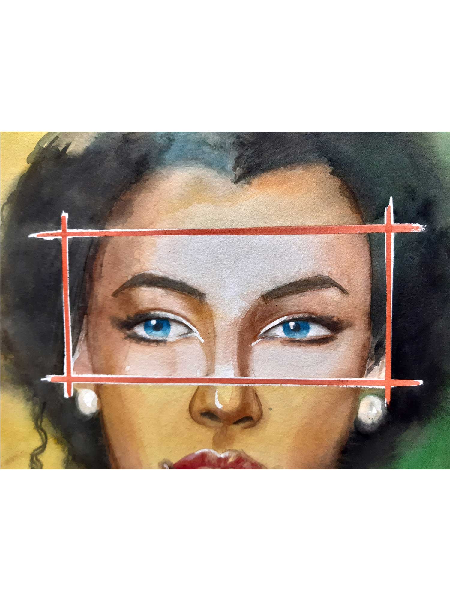 Aquarela Esbanjando Simpatia - Paulo Di Santoro