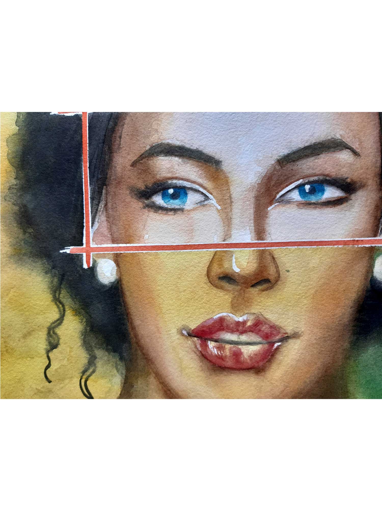 Aquarela Esbanjando Simpatia - Paulo Di Santoro